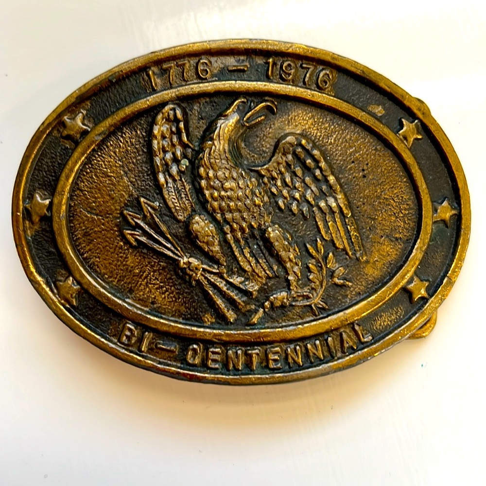 Vintage Brass BI-Centennial Buckle
